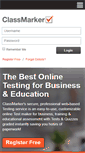 Mobile Screenshot of classmarker.com